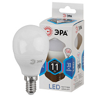 Б0032988 Лампочка светодиодная ЭРА STD LED P45-11W-840-E14 E14 / Е14 11Вт шар нейтральный белый свет