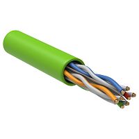 LC1-C604-122 ITK Кабель связи витая пара U/UTP, кат.6 4x2х23AWG solid, LSZH, 305м, зеленый