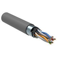 LC1-C604-311 ITK Кабель связи витая пара F/UTP, кат.6 4x2х23AWG solid, PVC, 305м, серый