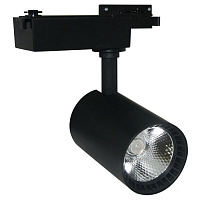 A2664PL-1BK Vinsant, Трековый светильник, цвет арматуры - черный, цвет плафона/декора - ЧЕРНЫЙ, 30W LED