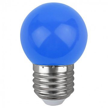 Б0049573 Лампочка светодиодная ЭРА STD ERABL45-E27 E27 / E27 1Вт шар синий для белт-лайт  - фотография 4