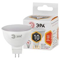 Б0032995 Лампочка светодиодная ЭРА STD LED MR16-10W-827-GU5.3 GU5.3 10Вт софит теплый белый свет