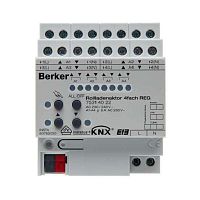 75314022 KNX Исполнительное устройство управления рольставнями 6 А, 230 В, 4-канальное, REG цвет: светло-серый instabus
