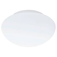 81635 81635 Светильник для ванной комнаты ELLA, 1х60W (E27), Ø200, сталь, белый/опаловое стекло