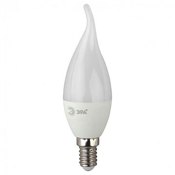 Б0027967 Лампочка светодиодная ЭРА STD LED BXS-5W-827-E14 E14 / Е14 5Вт свеча на ветру теплый белый свет  - фотография 3