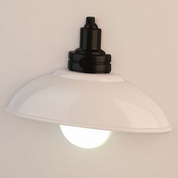 Б0051474 Ночник - светильник светодиодный ЭРА NLED-487-1W-SW-W настенный на батарейках с выключателем белый  - фотография 8