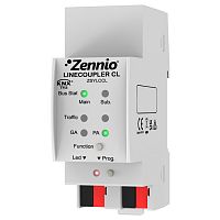 ZSYLCCL Линейный / магистральный  соединитель KNX Zennio Linecoupler, телеграммы до 250 байт, ручное включение тестового режима, LED индикация, на DIN рейку, 2TE