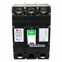 mccb99-400-250m Силовой автомат EKF ВА-99М 400А, термомагнитный, 42кА, 3P, 250А, mccb99-400-250m