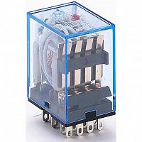 23230DEK Промежуточное реле 4 конт. с инд. LED 3А 220В AC ПР-