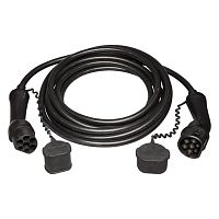 6AGC082536 Зарядный кабель с коннекторами Type 2-Type 2, 7м, 3ф 16A