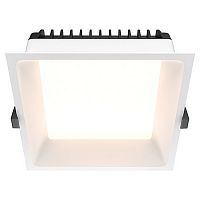 DL054-18W3K-W Maytoni Technical Встраиваемый светильник Цвет: Белый 18W