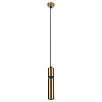 RAN, Светильник подвесной, цвет арматуры - полированная медь, цвет плафона/декора - полированная медь, 1x50W GU10