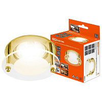 SQ0359-0019 Светильник встраиваемый СВ 05-02 MR16 50Вт G5.3 золото TDM