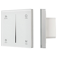 027112 Панель SMART-P35-DIM-IN White (230V, 0-10V, Sens, 2.4G) (Arlight, IP20 Пластик, 5 лет)