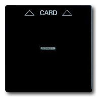 2CKA001710A3905 Накладка на карточный выключатель ABB, черный бархат, 2CKA001710A3905