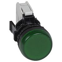 023792 Лампа-индикатор - Osmoz - в сборе - с подсветкой - зеленый - 230 В~