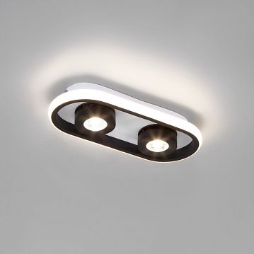 20123/2 LED белый/черный 20123/2 LED / потолочный светильник / белый/черный  - фотография 2
