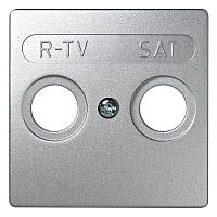 73097-63 Накладка на розетку TV-SAT Simon SIMON 73 LOFT, открытый монтаж, алюминий, 73097-63