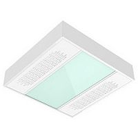 V1-C0-0UV70-20GA6-5403040 Светодиодный светильник VARTON с UV-блоком накладной 30 Вт 600х600х127 мм 4000 K IP54 с защитным силикатным стеклом global white bioguard матовый авар
