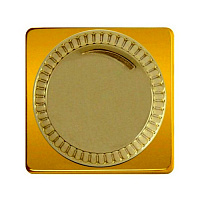 FD16438OB-A Светорегулятор поворотный FEDE коллекции FEDE, 500 Вт, скрытый монтаж, bright gold/бежевый, FD16438OB-A