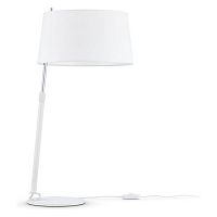 MOD613TL-01W Maytoni Bergamo Настольная лампа, цвет: Белый и Хром 1х60W E27, MOD613TL-01W