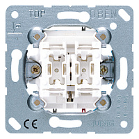 539VU Механизм кнопочного выключателя для жалюзи Jung коллекции JUNG, механический, скрытый монтаж, 539VU
