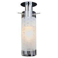 LEINELL Потолочный светильник, цвет основания - хром, плафон - стекло (цвет - белый), 1x40W E14, LSP-9551