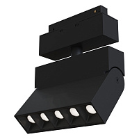 TR015-2-10W3K-B Magnetic track system Points  Трековый светильник, цвет -  Черный, 11W