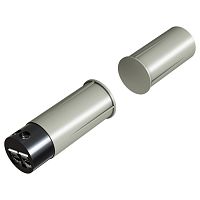 ZACWDF1G Магнито-контактный врезной датчик для дверей и окон из алюминия или дерева, цвет серый