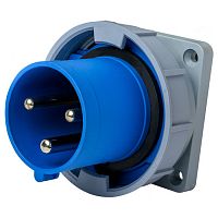 26234DEK Вилка для скрытой проводки 2Р+РЕ 32А 220В IP67 ВЩ-103 26234DEK Вилка для скрытой проводки 2Р+РЕ 32А 220В IP67 ВЩ-103