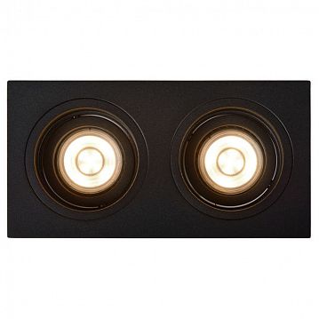 22959/02/30 EMBED Встраиваемый светильник GU10 2x50W Black  - фотография 4