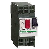 GV2ME203 Силовой автомат для защиты двигателя Schneider Electric TeSys GV2 18А 3P, термомагнитный расцепитель, GV2ME203