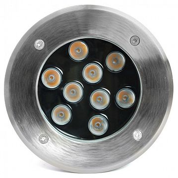 48469 Светильник тротуарный 10W, AC12V, 3000К, D160*H90mm, внутренний диаметр:110mm, IP67, SP2803  - фотография 2