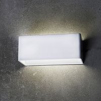 Twinser настенный светильник D100*W200*H80, LED*6W, AC:100-240V, RA&gt;80, IP41, 450LM, 4000K, included; металл окрашен в белый цвет
