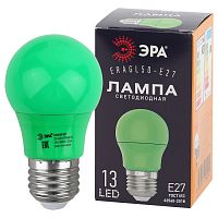 Б0049579 Лампочка светодиодная ЭРА STD ERAGL50-E27 E27 / Е27 3Вт груша зеленый для белт-лайт