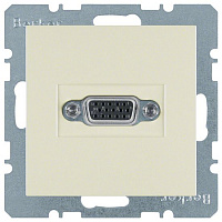 3315408982 Розетка VGA Berker, скрытый монтаж, бежевый, 3315408982 3315408982 Розетка VGA Berker, скрытый монтаж, бежевый, 3315408982