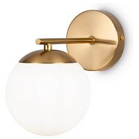 FR5230WL-01BS Modern Marble Настенный светильник (бра), цвет: Латунь 1х60W E27, FR5230WL-01BS