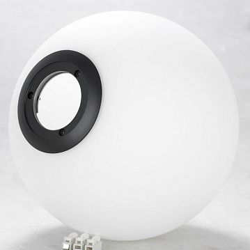 LSP-0613 Cleburne Торшеры, цвет основания - черный, плафон - стекло (цвет - белый), 1x6W E27, LSP-0613  - фотография 5