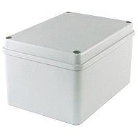 SQ1401-1261 Распаячная коробка ОП 150х110х85мм, крышка, IP44, гладкие стенки, инд. штрихкод, TDM