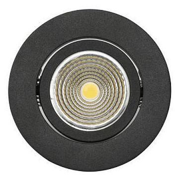 33997 33997 Встраиваемый светильник диммируемый SALICETO, 6W (LED), 4000K, 500lm, ?88, алюминий, черный  - фотография 4