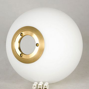 LSP-0611 Cleburne Настольные лампы, цвет основания - матовое золото, плафон - стекло (цвет - белый), 1x60W E27, LSP-0611  - фотография 5