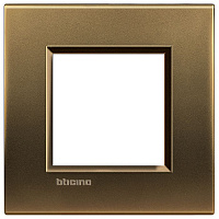LNA4802BZ Рамка 1 пост BTicino LIVING LIGHT, бронзовый, LNA4802BZ