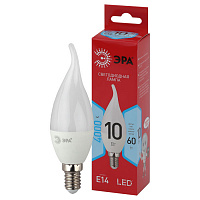 Б0051849 Лампочка светодиодная ЭРА RED LINE LED BXS-10W-840-E14 R E14 / E14 10 Вт свеча на ветру нейтральный белый свет