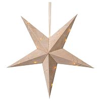 501-64 501-64 Светильник STAR VELVET,  40X0,06W (LED), 4,5V, 60х60см, картон, бежевый, 3x АА (не в комплекте)