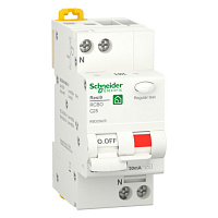 R9D25625 Дифавтомат Schneider Electric Resi9 1P+N 25А (C) 6 кА, 30 мА (AC), R9D25625