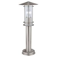 30187 Уличный светильник напольный LISIO, 1х60W(E27), H500, нерж. сталь/стекло