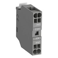 1SBN010160R1010 Блок контактный дополнительный CA4-10K (1НО) с втычными клеммами для контакторов AF09K...AF38K и реле NF22EK...NF40EK