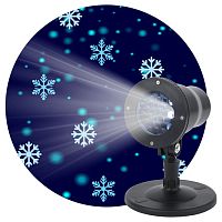 Б0041645 ENIOP-04 ЭРА Проектор LED Снежинки мультирежим холодный свет 220V, IP44 (8/280)