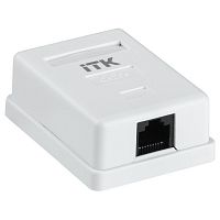 CS2-1C5EU-12 ITK Настенная инф. розетка RJ45, кат.5Е UTP, 1-порт