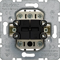 503404 Механизм кнопочного выключателя для жалюзи 2-клавишного Berker, механический, скрытый монтаж, 503404